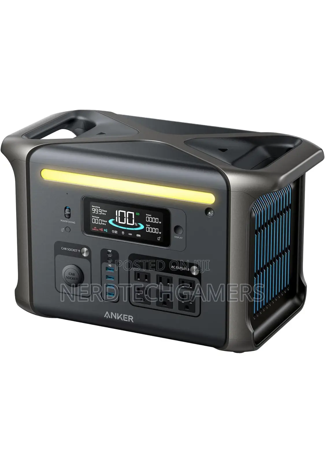 Anker SOLIX F1500 Portable Power Station, 1800W, 1536wh