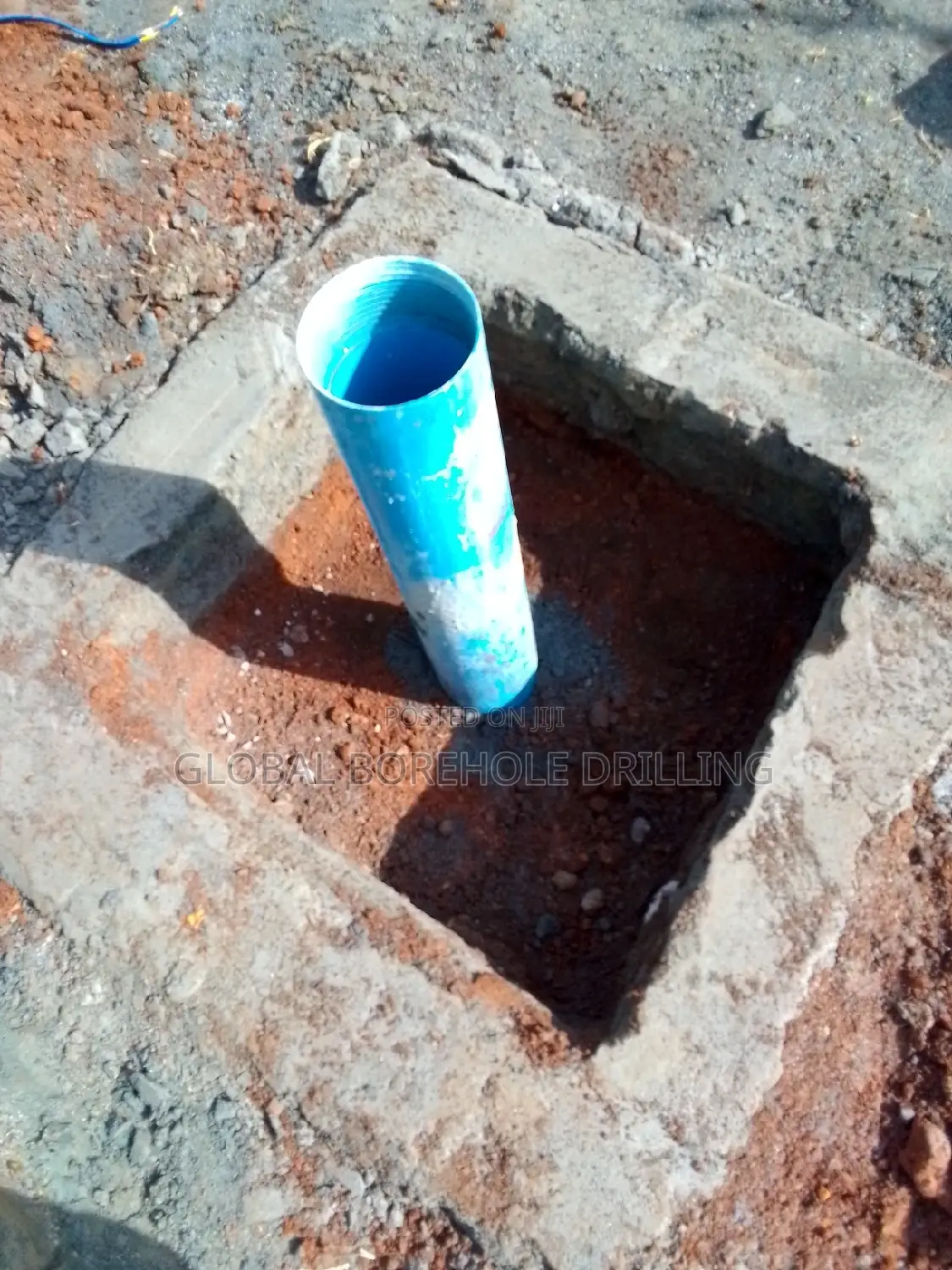 Drilling of Borehole and Water Treatment.