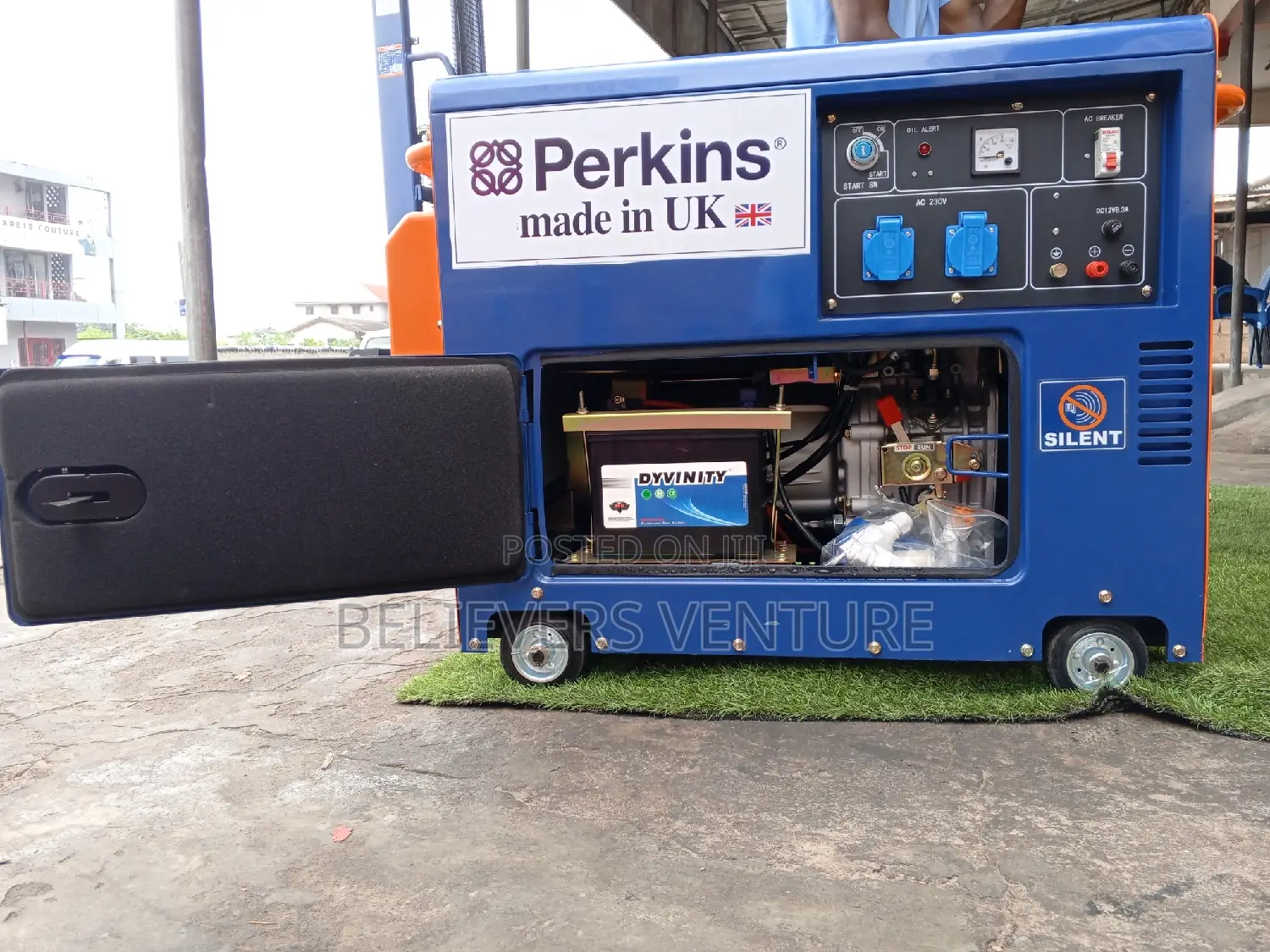 Perkins Generator Generator 13000W 10kva Silent Diesel UK