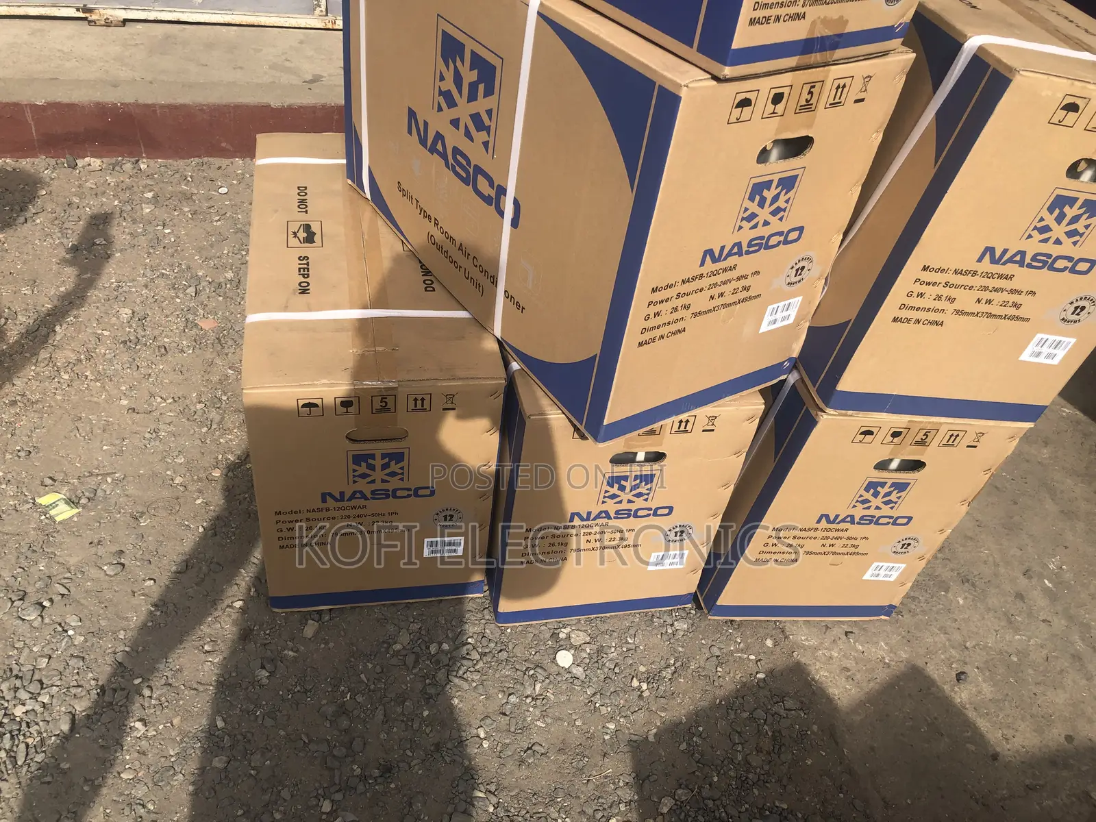 Powerful Led Display R410gas Nasco 1.5hp Air Conditioner