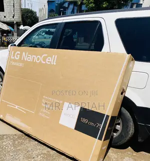 Elegantly Designed LG 75NAN0756 75” Nanocell Smart Tv.
