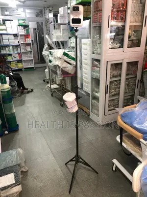 Infrared Thermometer With Stand and Dispenser