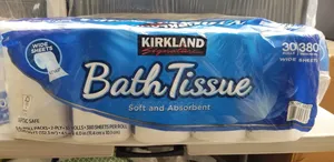 Kirkland Signature Bath Tissue Soft and Absorbent (30 Rolls)
