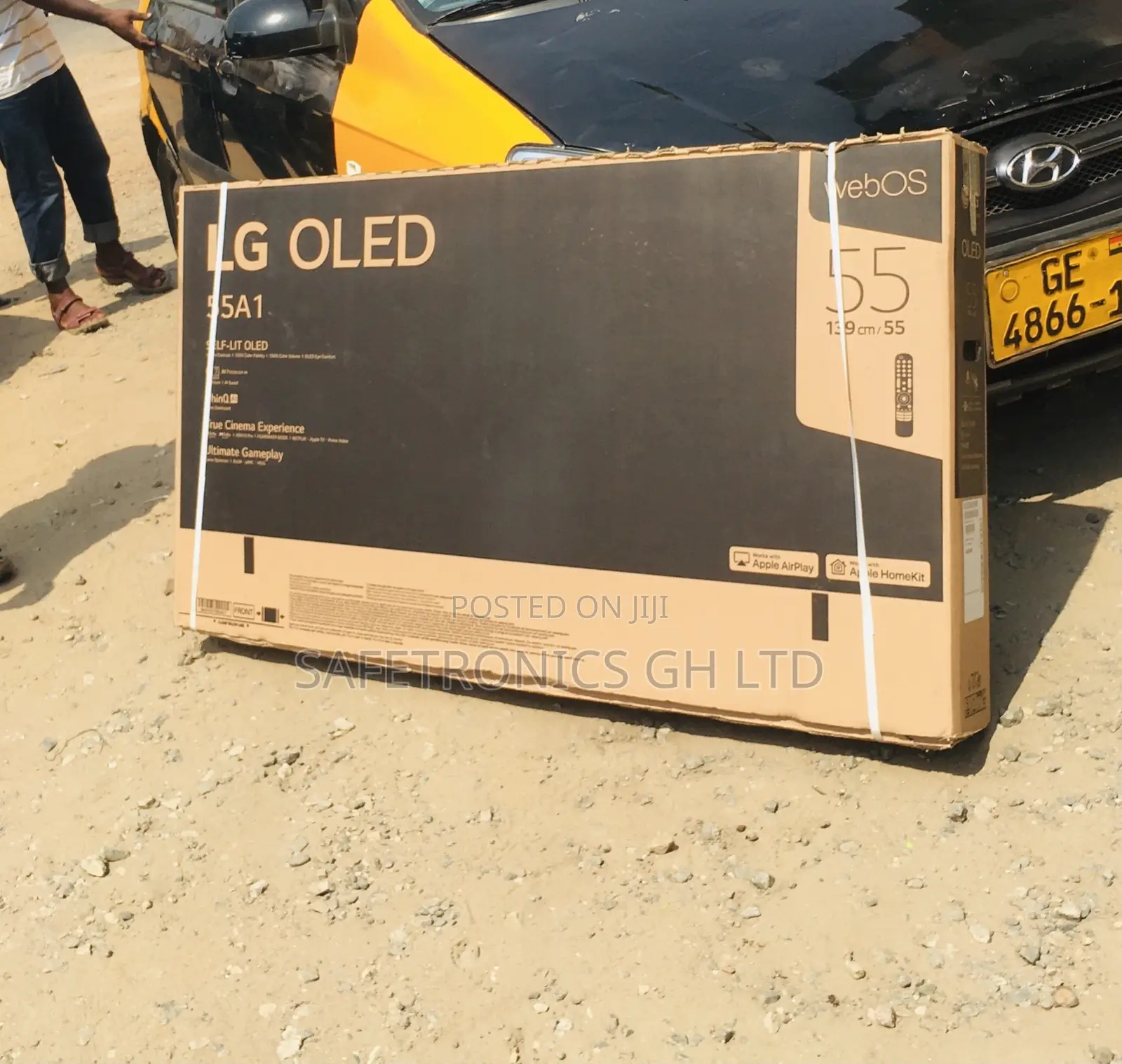 Smart Reliable (Black) 55 Inch LG OLED New A1PVA Tv 