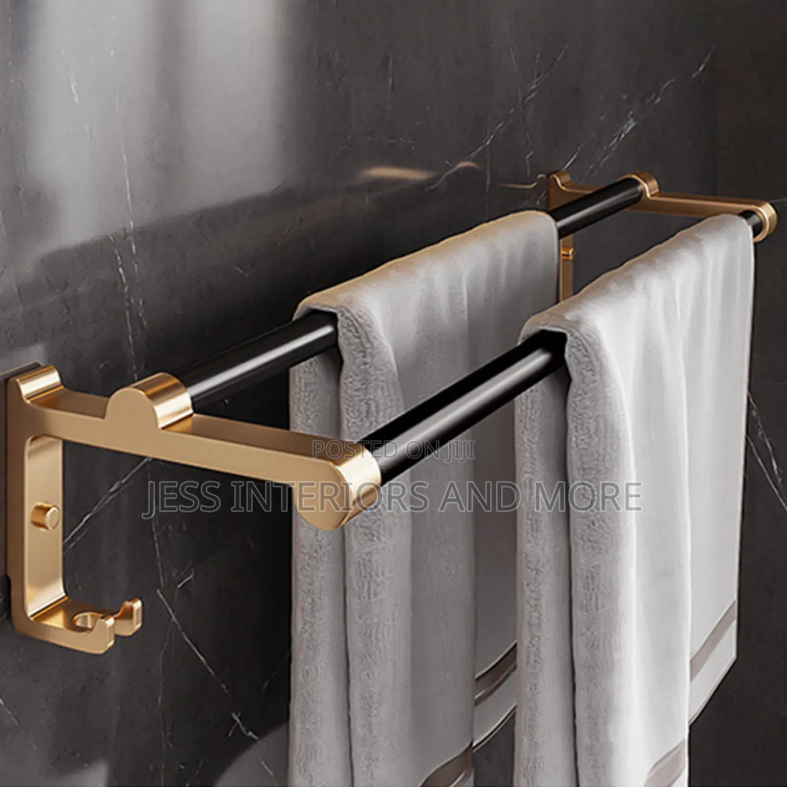 7- Piece Bathroom Accessories Wall Mounted
