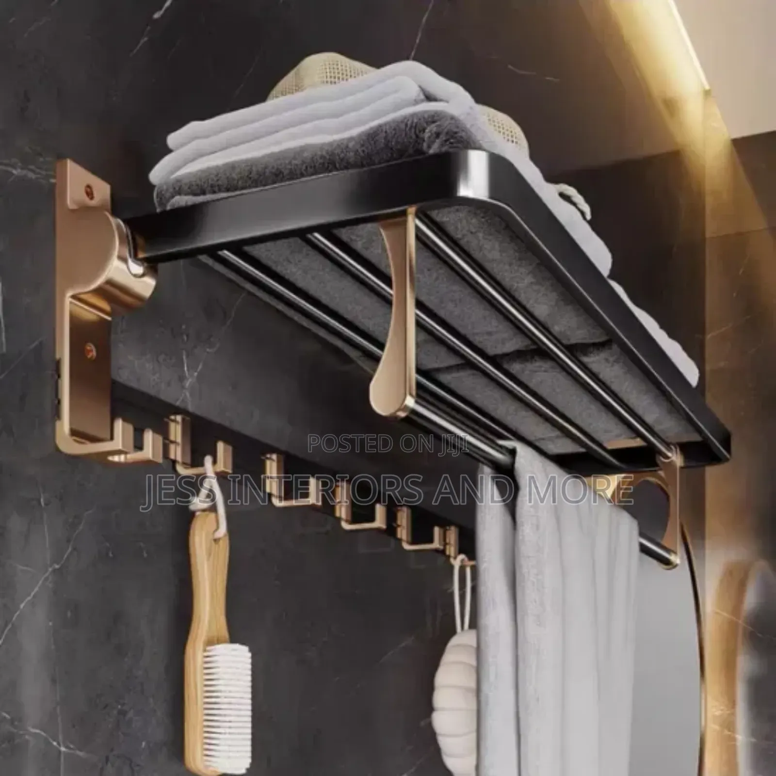 7- Piece Bathroom Accessories Wall Mounted