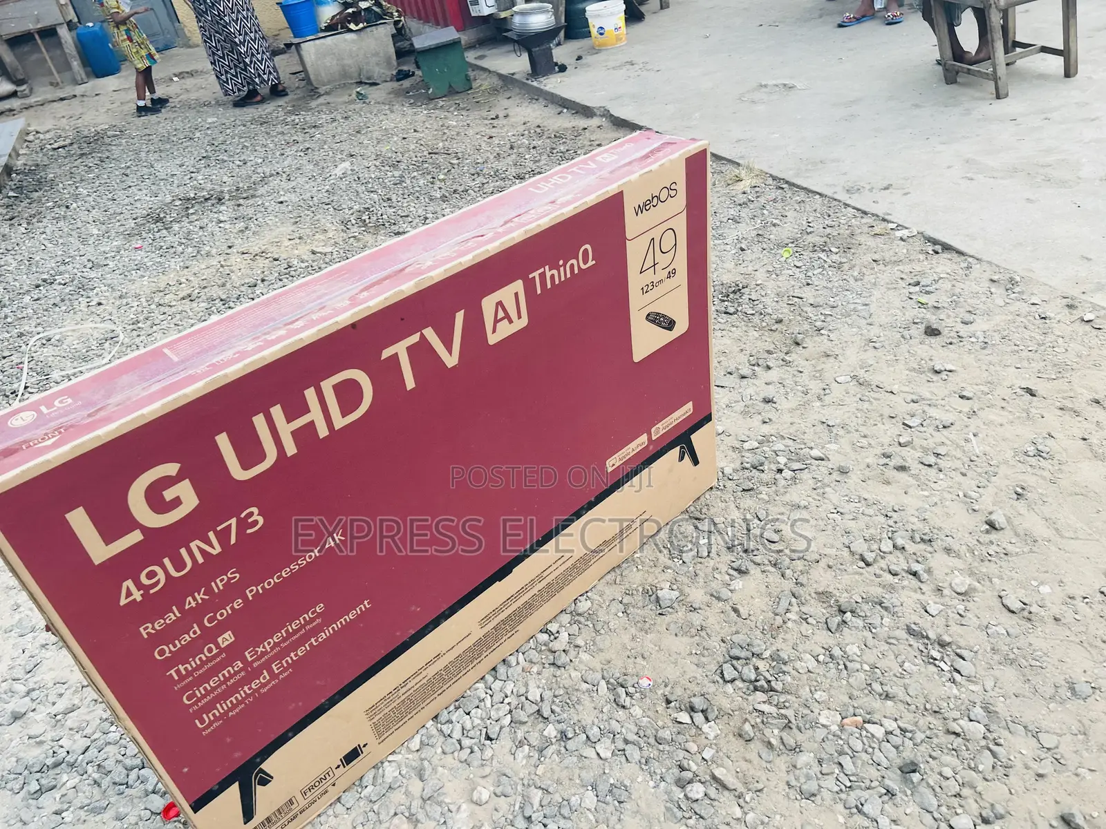 Slim Sleek Design Lg LG49UN7340 UHD Smart