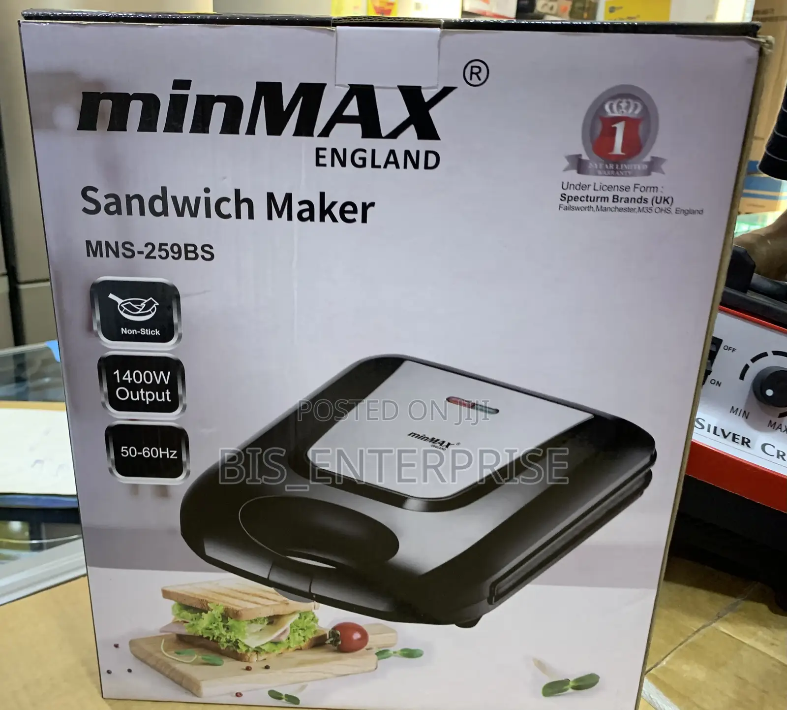 MINMAX Sandwich Maker MNS-259bs