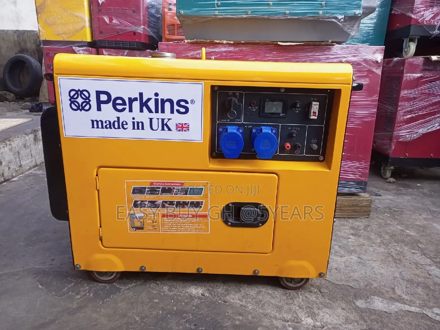Original UK Made Perkins Generator 10kva 13000wats