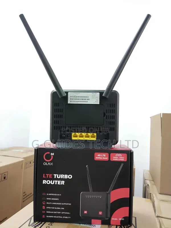 Olax 4g Wi-Fi Router Mc60 With Inbuilt Battery