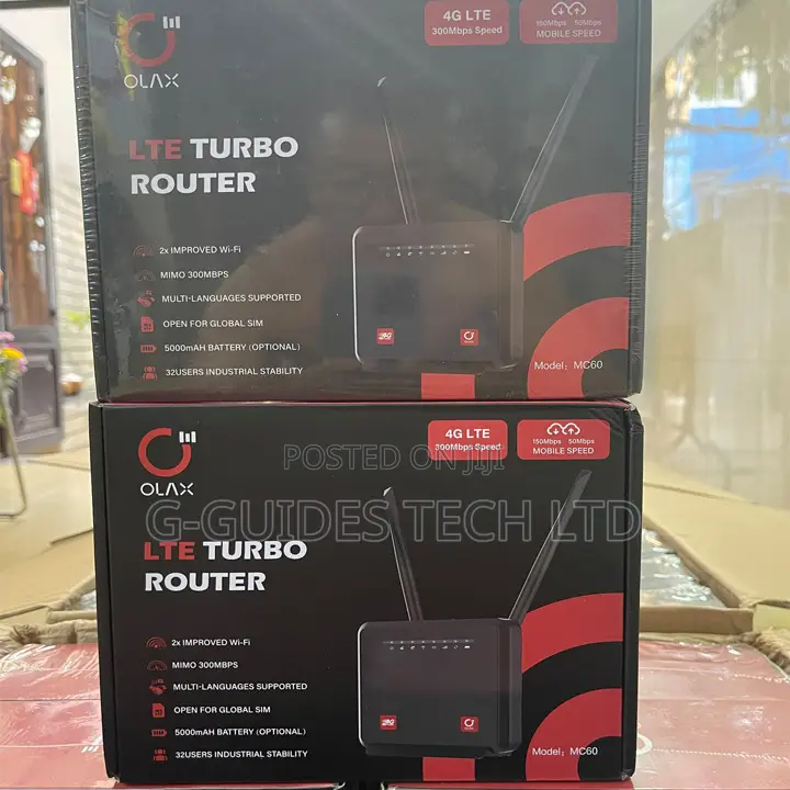 Olax 4g Wi-Fi Router Mc60 With Inbuilt Battery
