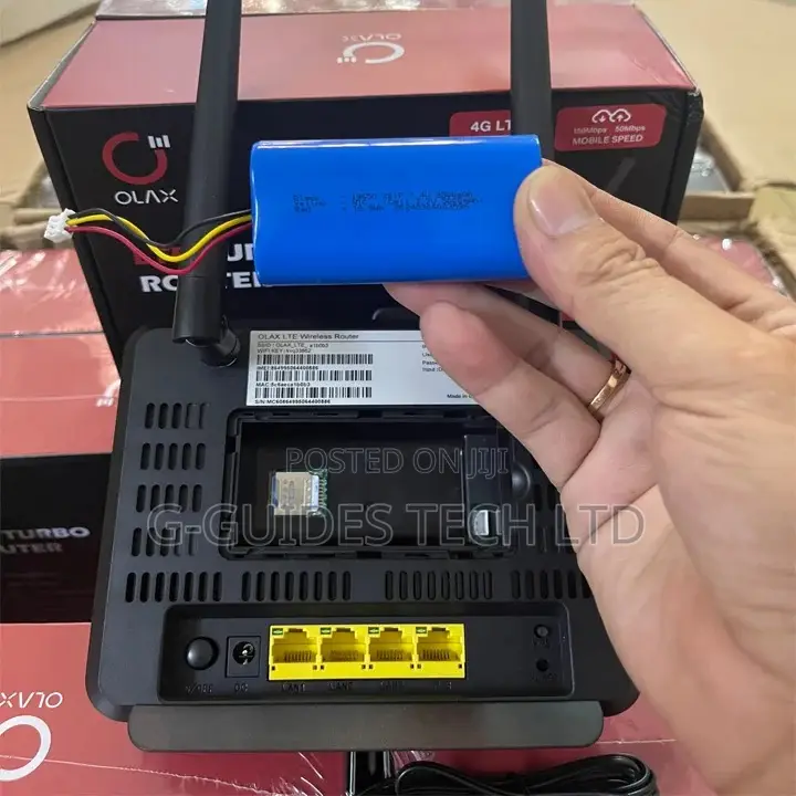 Olax 4g Wi-Fi Router Mc60 With Inbuilt Battery