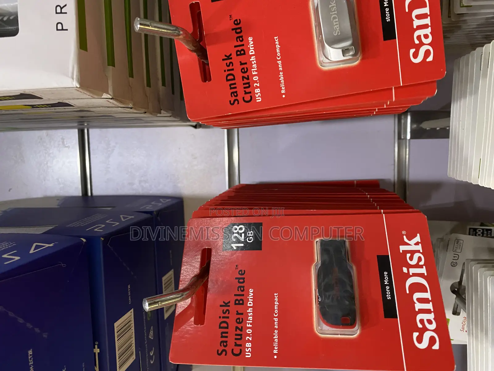 Original Sandisk Cruzer Blade 128gb Flash Drive