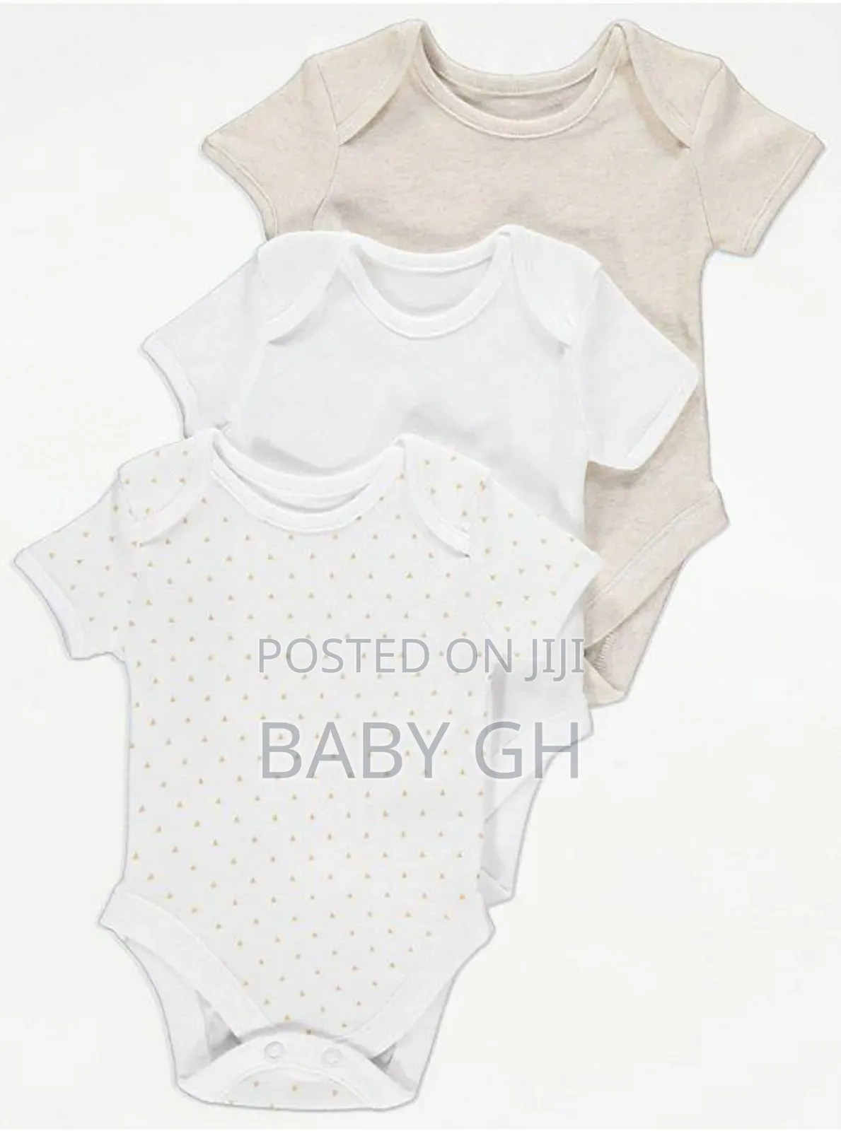 Neutral 3 Pack Bodysuits(Brown)