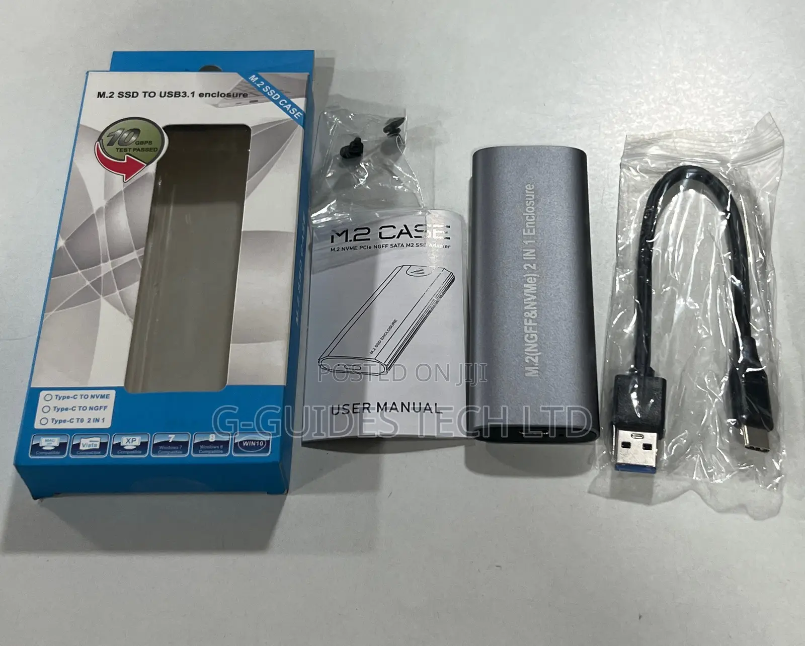 M.2 SSD Case , Usb 3.1 to Pci-E Nvme SSD Enclosure