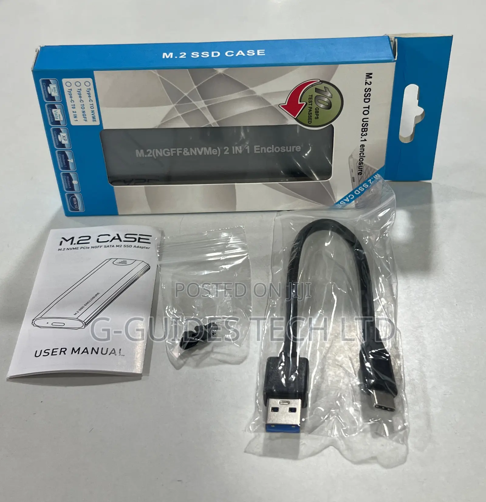 M.2 SSD Case , Usb 3.1 to Pci-E Nvme SSD Enclosure