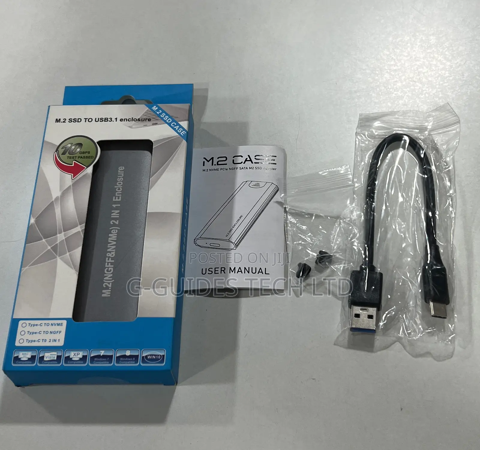 M.2 SSD Case , Usb 3.1 to Pci-E Nvme SSD Enclosure