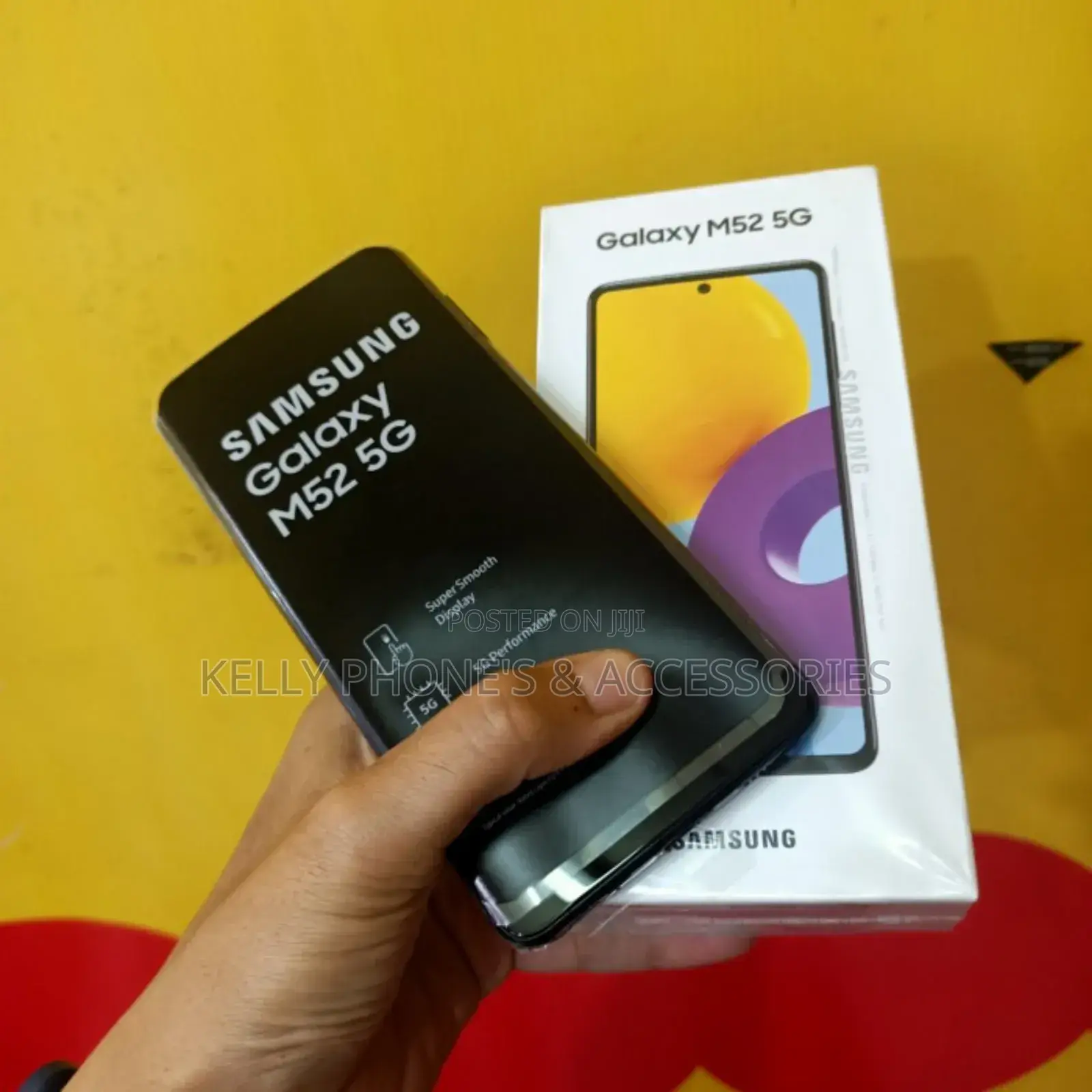 New Samsung Galaxy M52 5G 128 GB Black