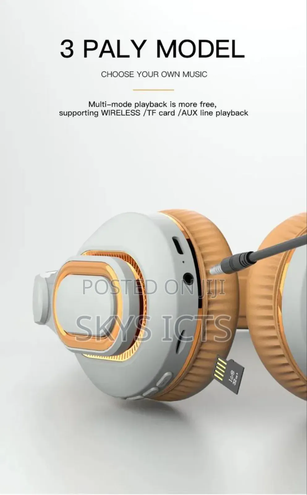 H7 Foldable Bluetooth Wireless Headphones