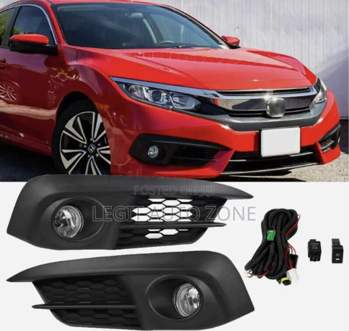 Honda Civic 2016,2017,2018 Fog Light and Cover