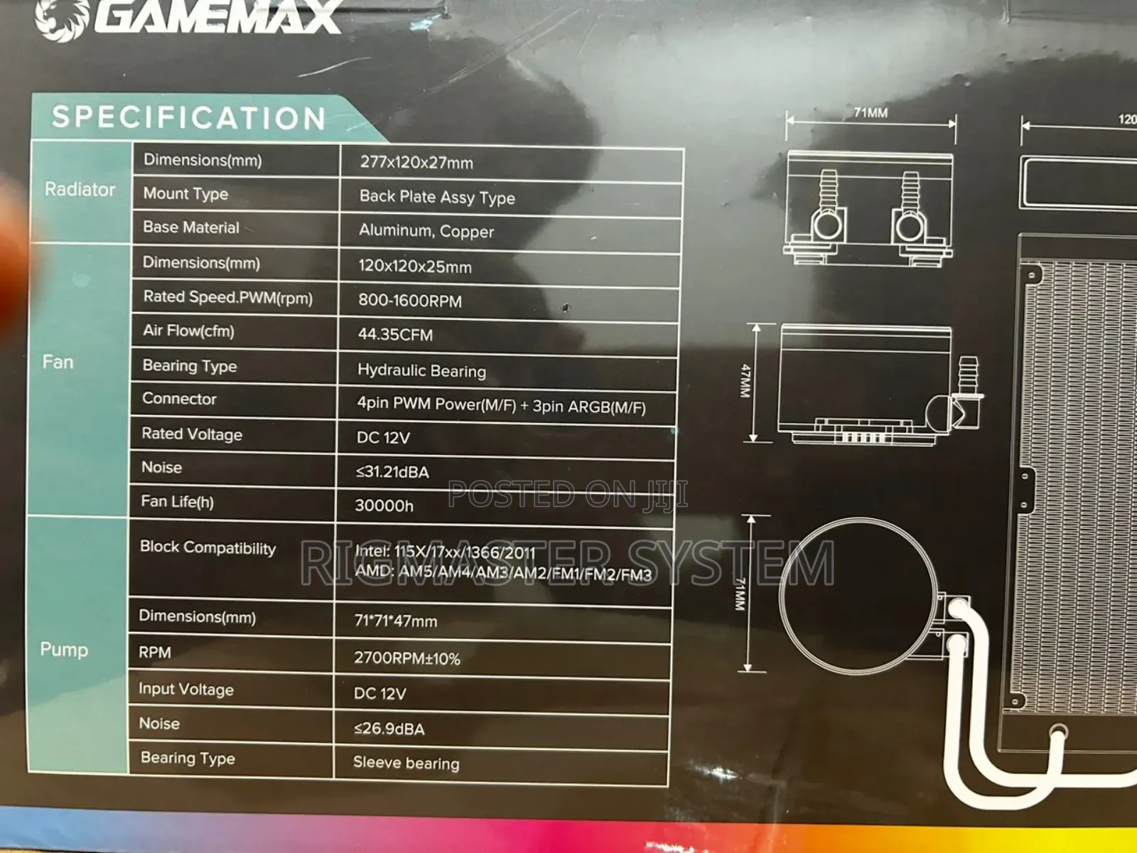 Gamemax Ice Chill 240mm White