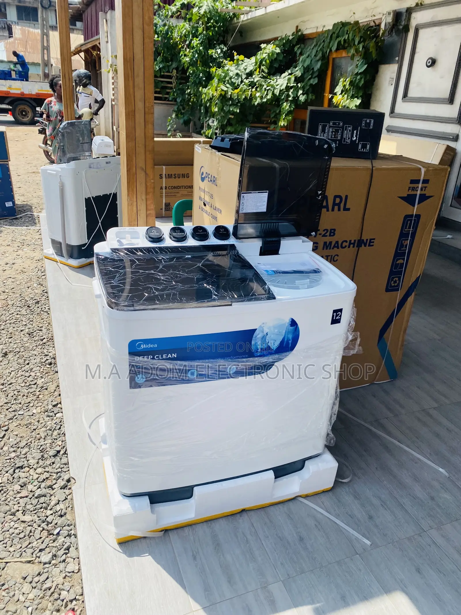 Authentic Midea 12kg Semi-Automatic Electric Washing Macbine