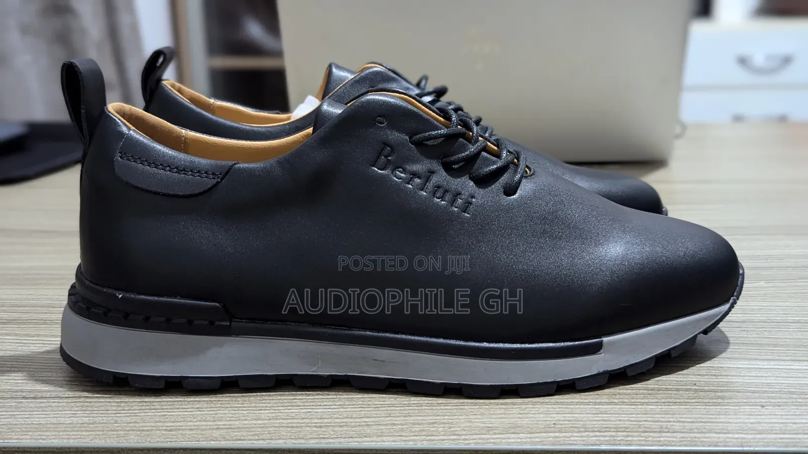 Berluti Leather Sneakers