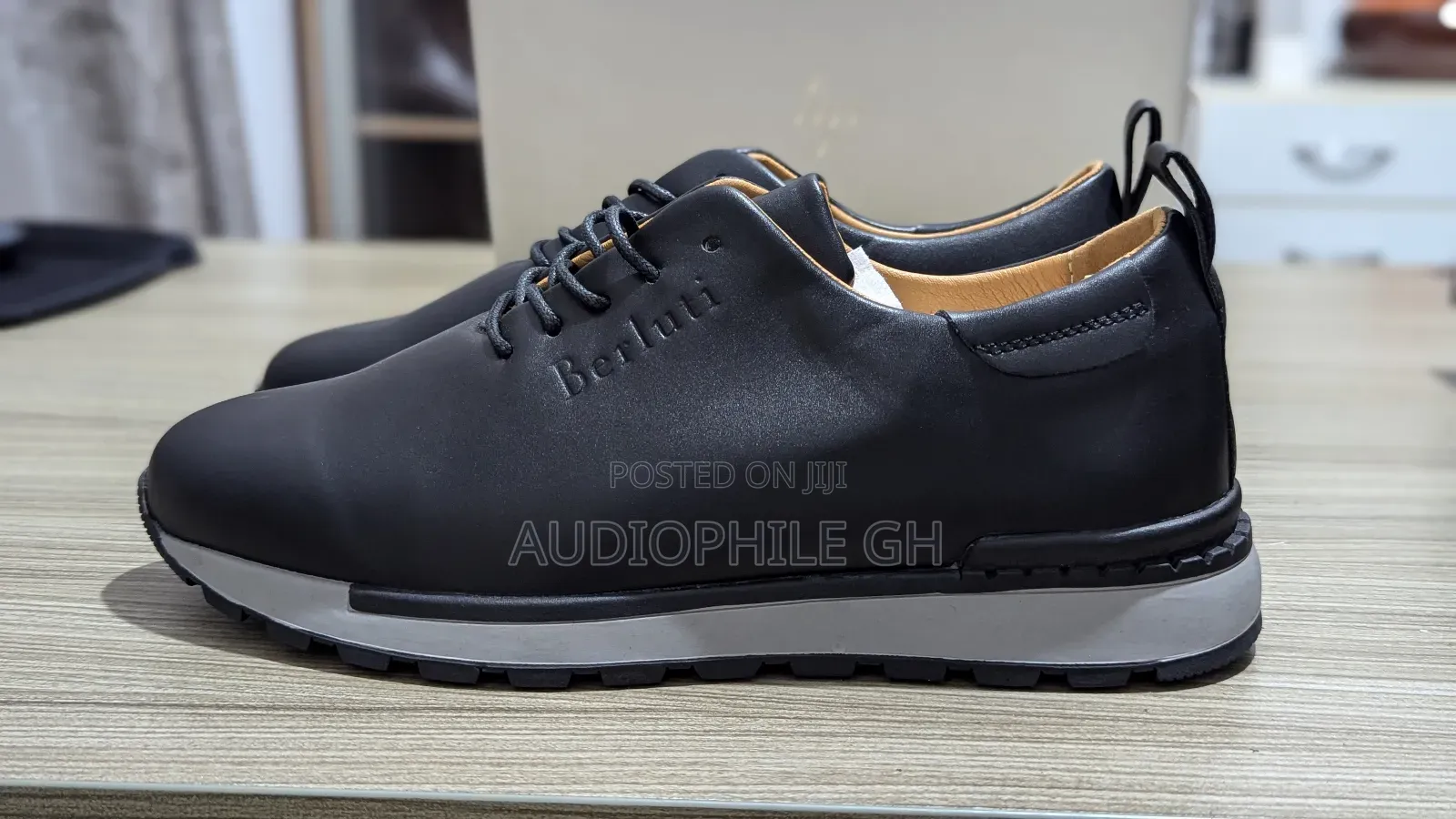 Berluti Leather Sneakers