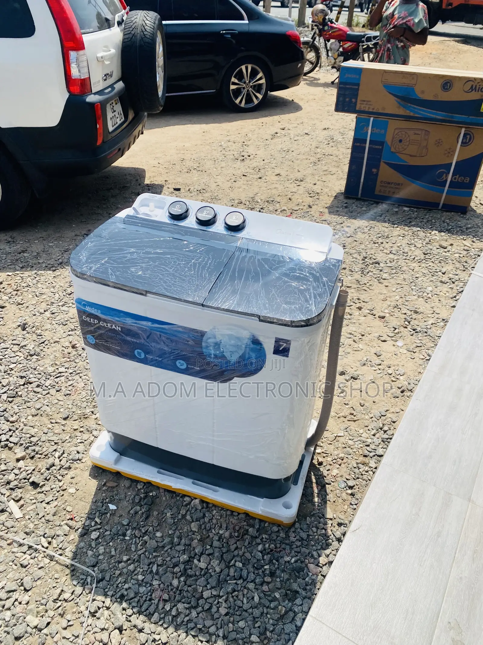 Midea 7kg Electric Washing Machine With Transparent Lid