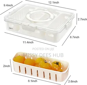 4 Compartment Acrylic Storage Box