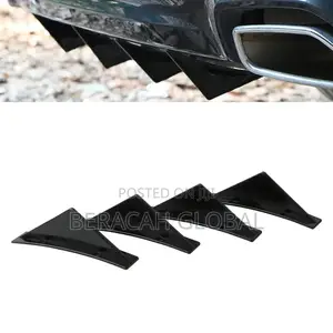 Rear Bumper Shark Spikes Diffuser Spoilers Type B