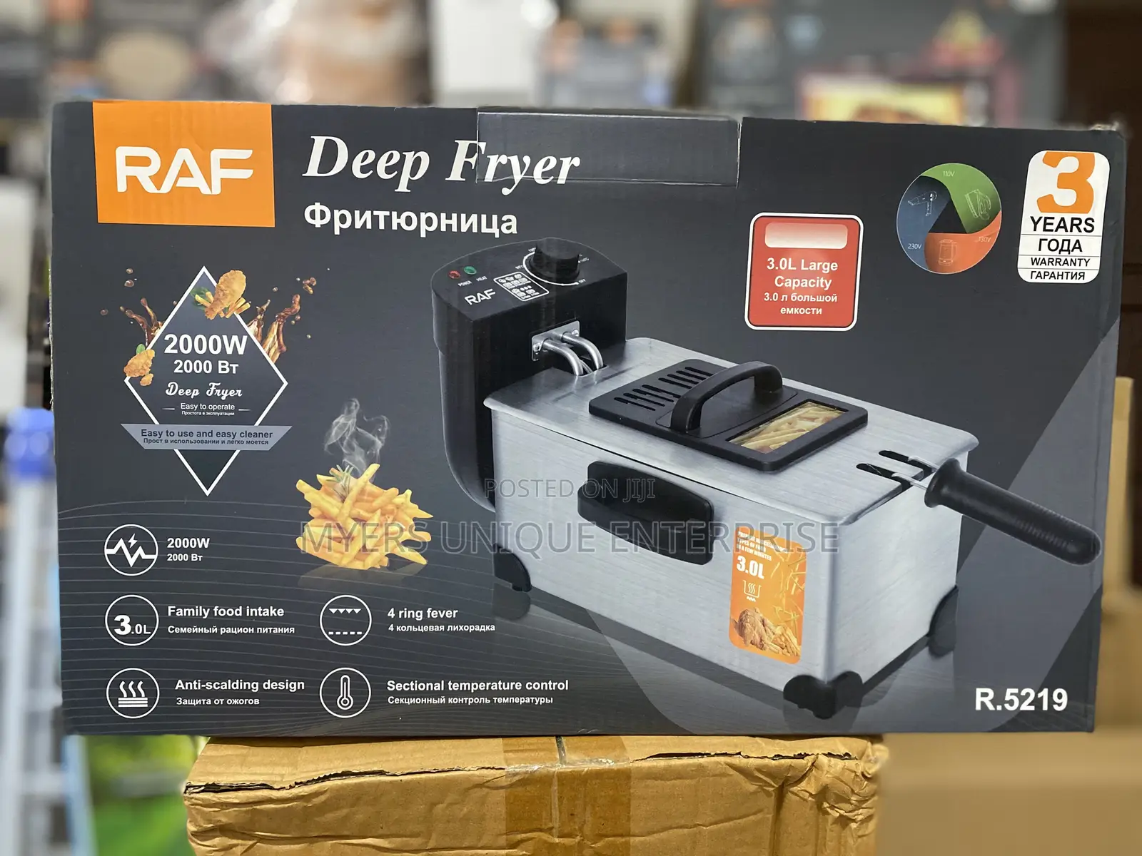 Classy Raf 3L Deep Fryer