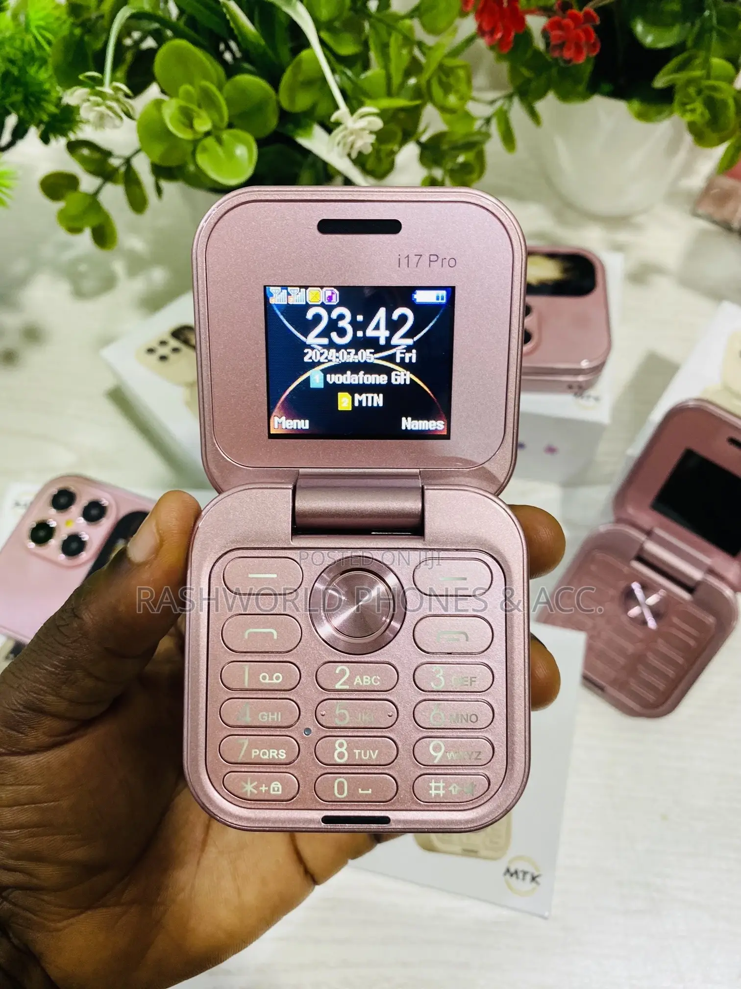 New Nokia 2760 Flip 4 GB Pink