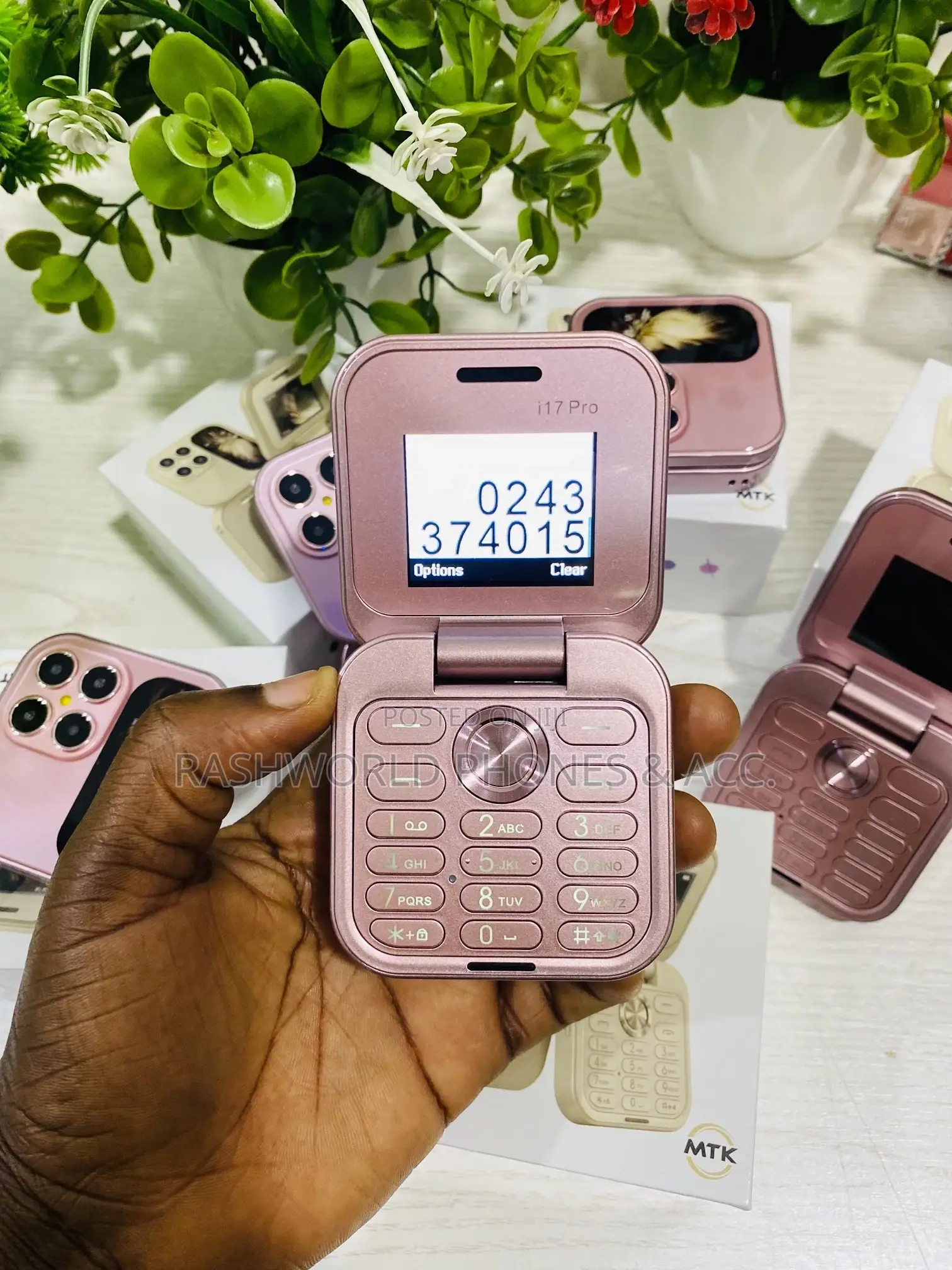 New Nokia 2760 Flip 4 GB Pink