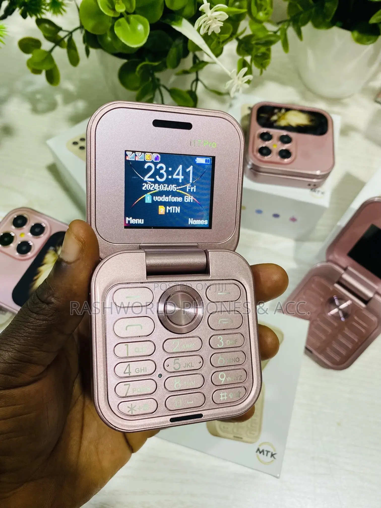 New Nokia 2760 Flip 4 GB Pink