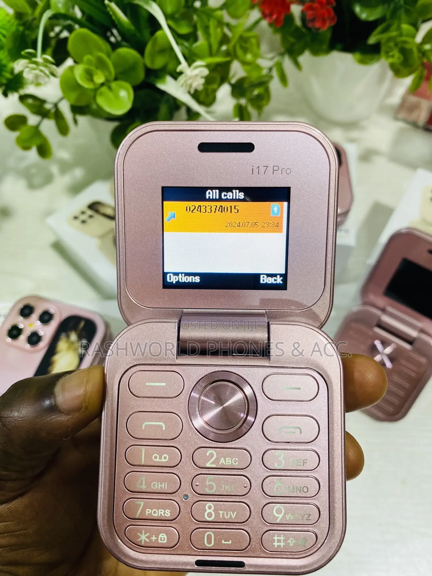New Nokia 2760 Flip 4 GB Pink