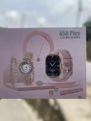 A58 Ladies Smart Watch With Bracelets Set