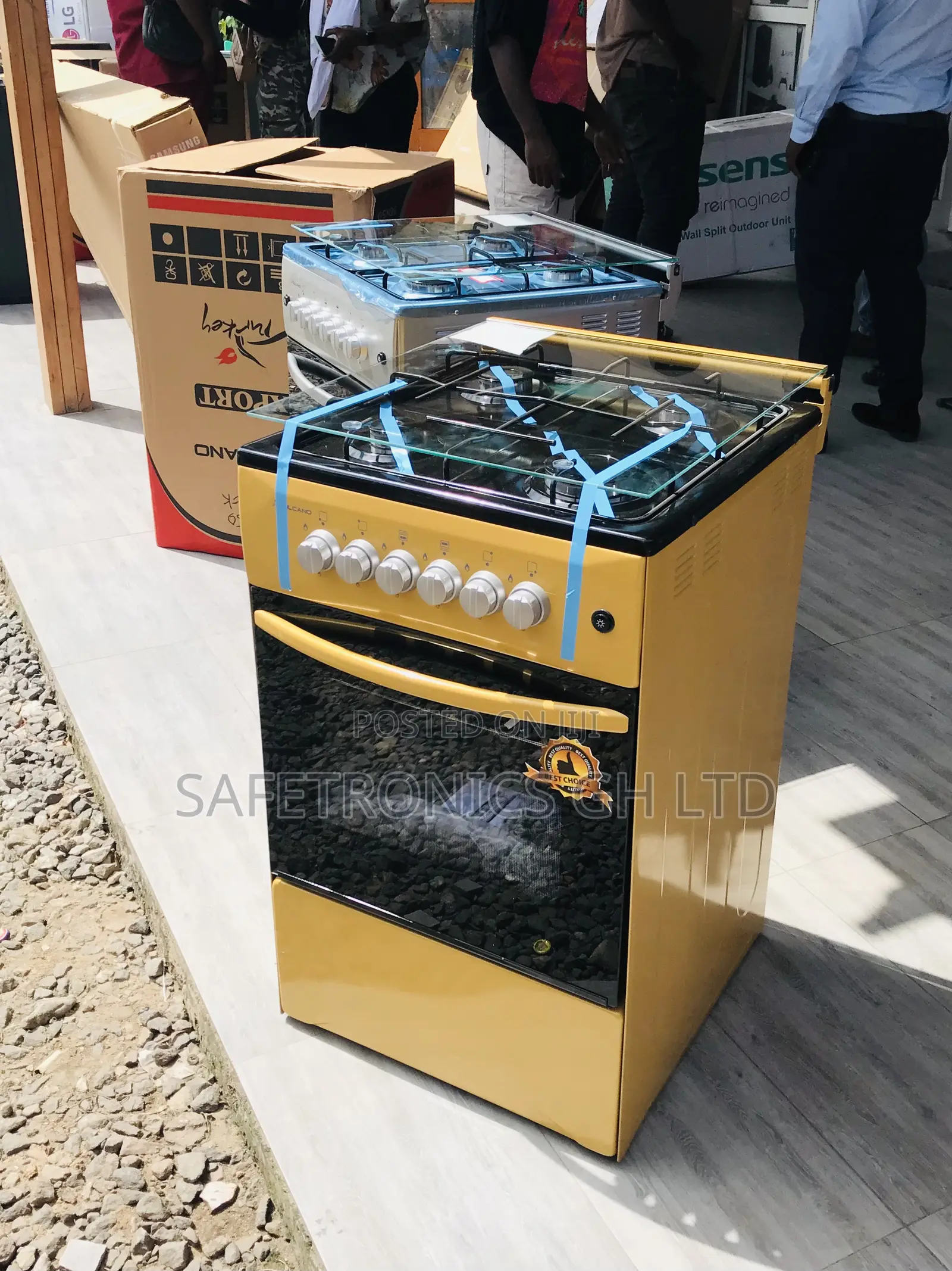 Available (Gold) 4 Gas Oven/Grill Volcano 50by50 