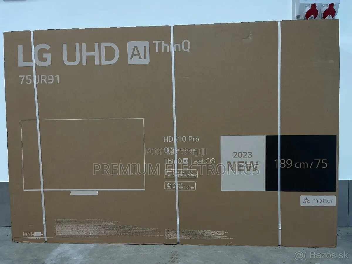 Amazon Alexa Built-In, Apple Airplay 75UR91 LG 75" UHD TV