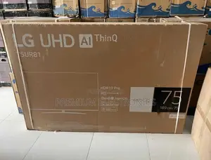 LG Cinema-Like Immersion at Home 75" UHD Weos 23 75UR81