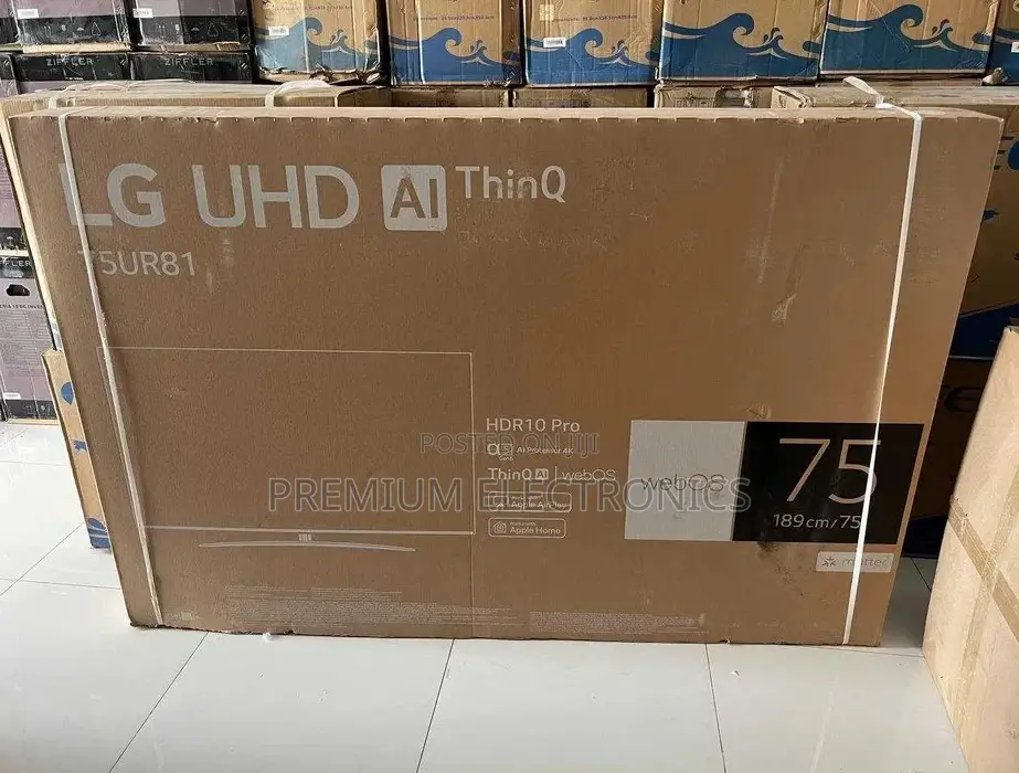 LG Cinema-Like Immersion at Home 75" UHD Weos 23 75UR81