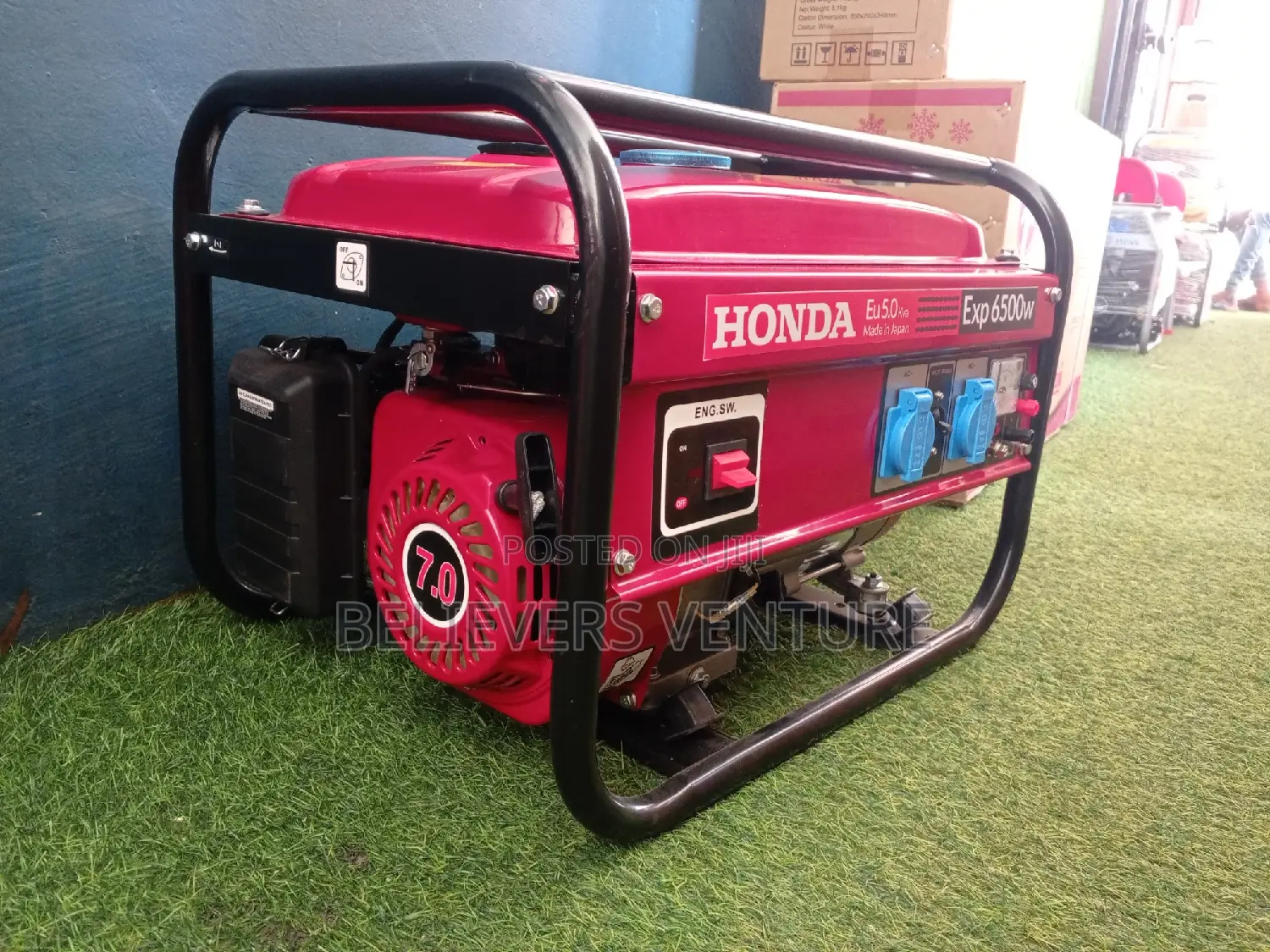 Japan Honda 5.0kva 6500W Petrol Silent Generator Pull Start