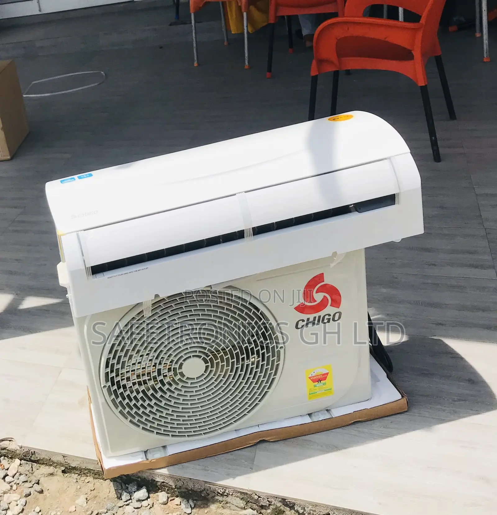 Original Chigo 1.5hp (White) R410 New Essential AC