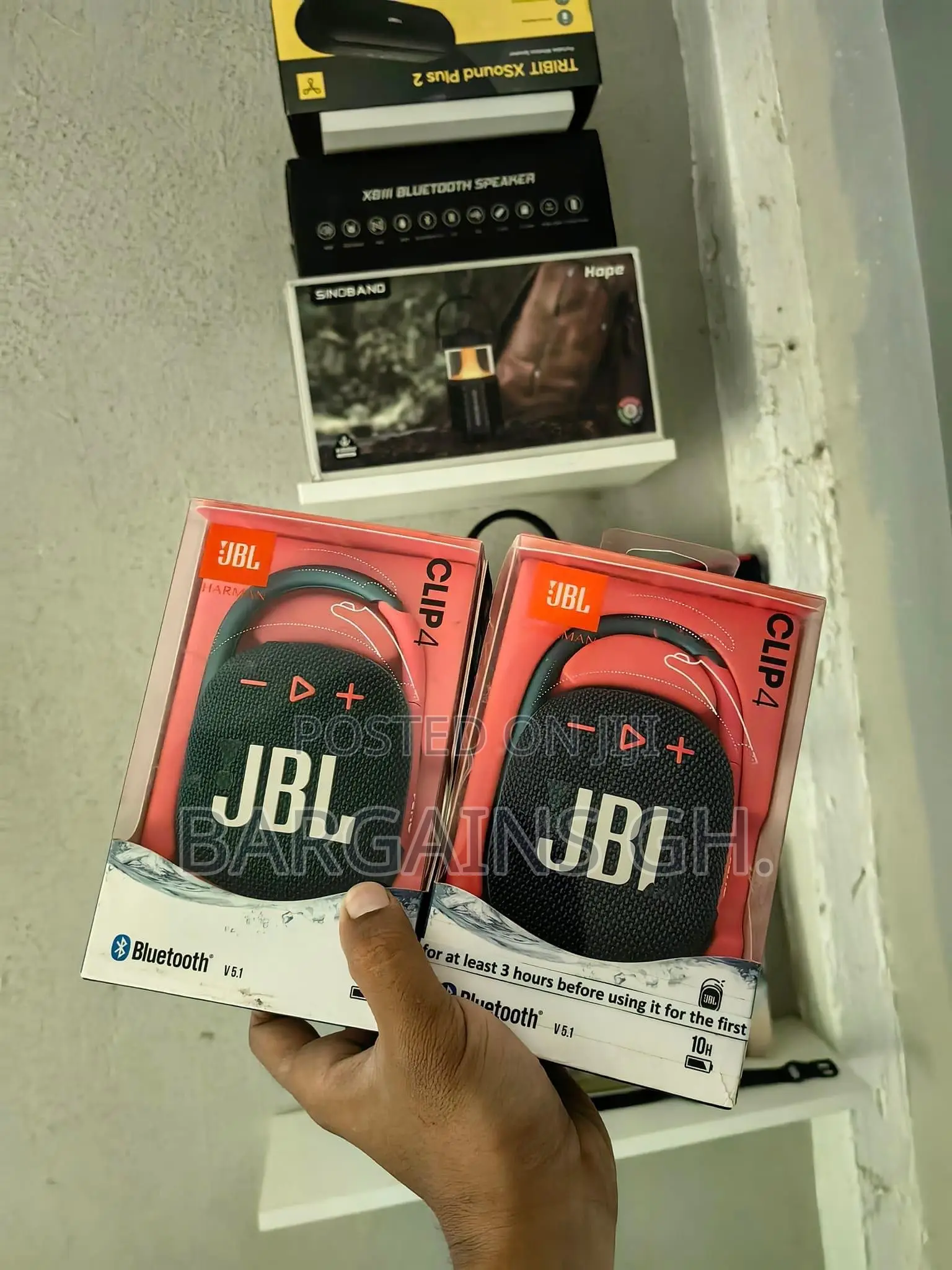 Original JBL Clip 4 Portable Wireless Waterproof Speaker