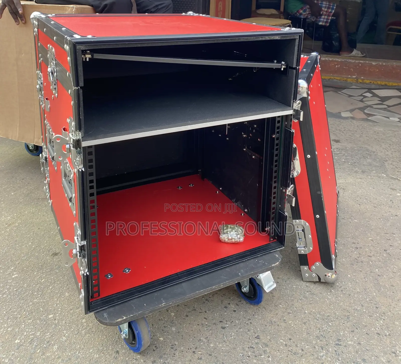 Amplifier Rack 12u Red Black