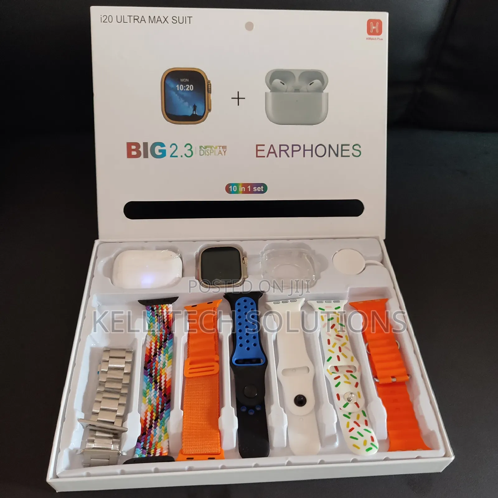 I20 10in1 Smart Watch With AIRPOD