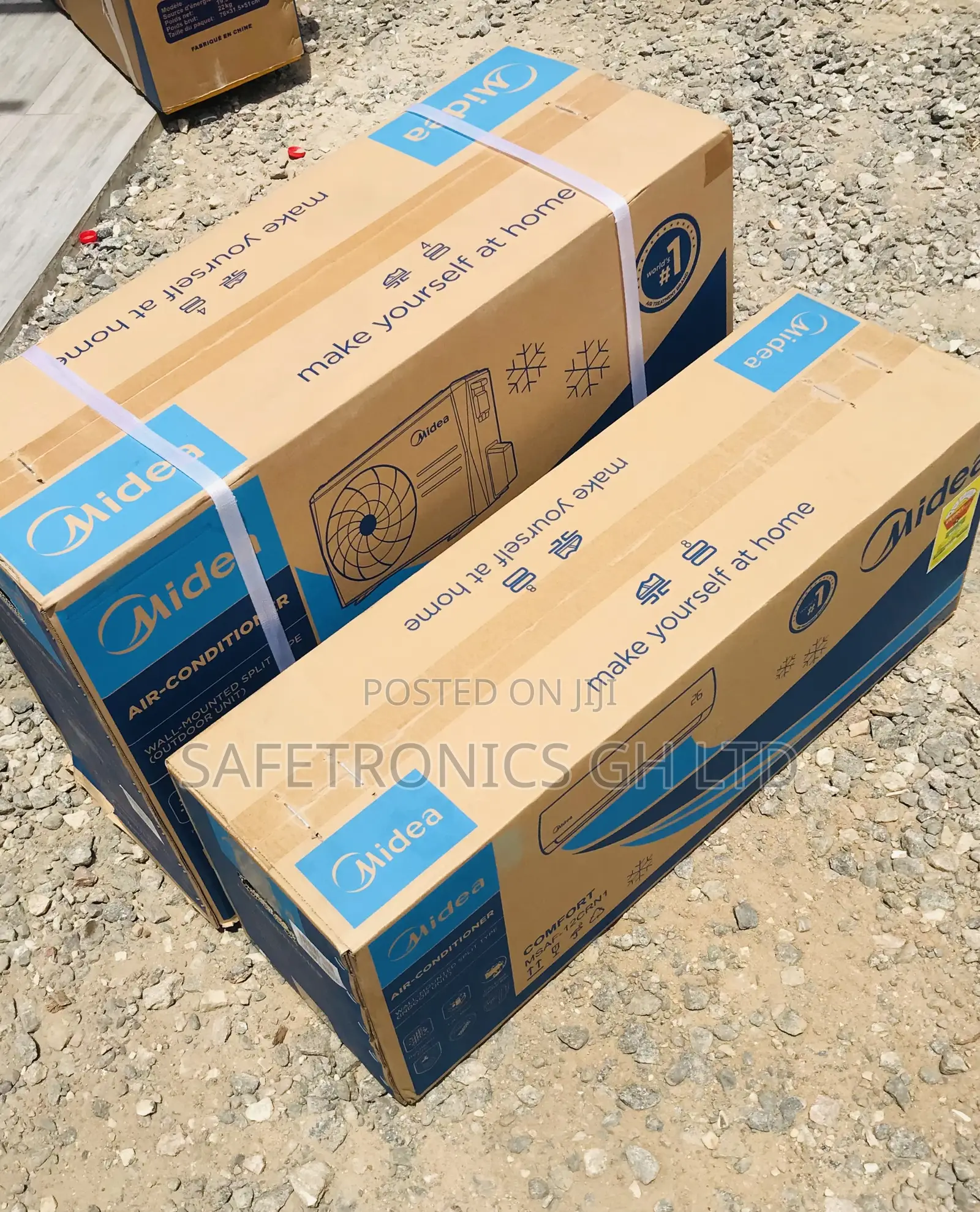 New Fabulous Midea 2.5hp Gas R410 AC (White)