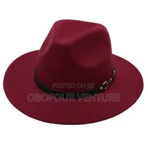 Angel! Maroom/ Wine Fedora Hat, a Hat for Every Season. KKGGKB