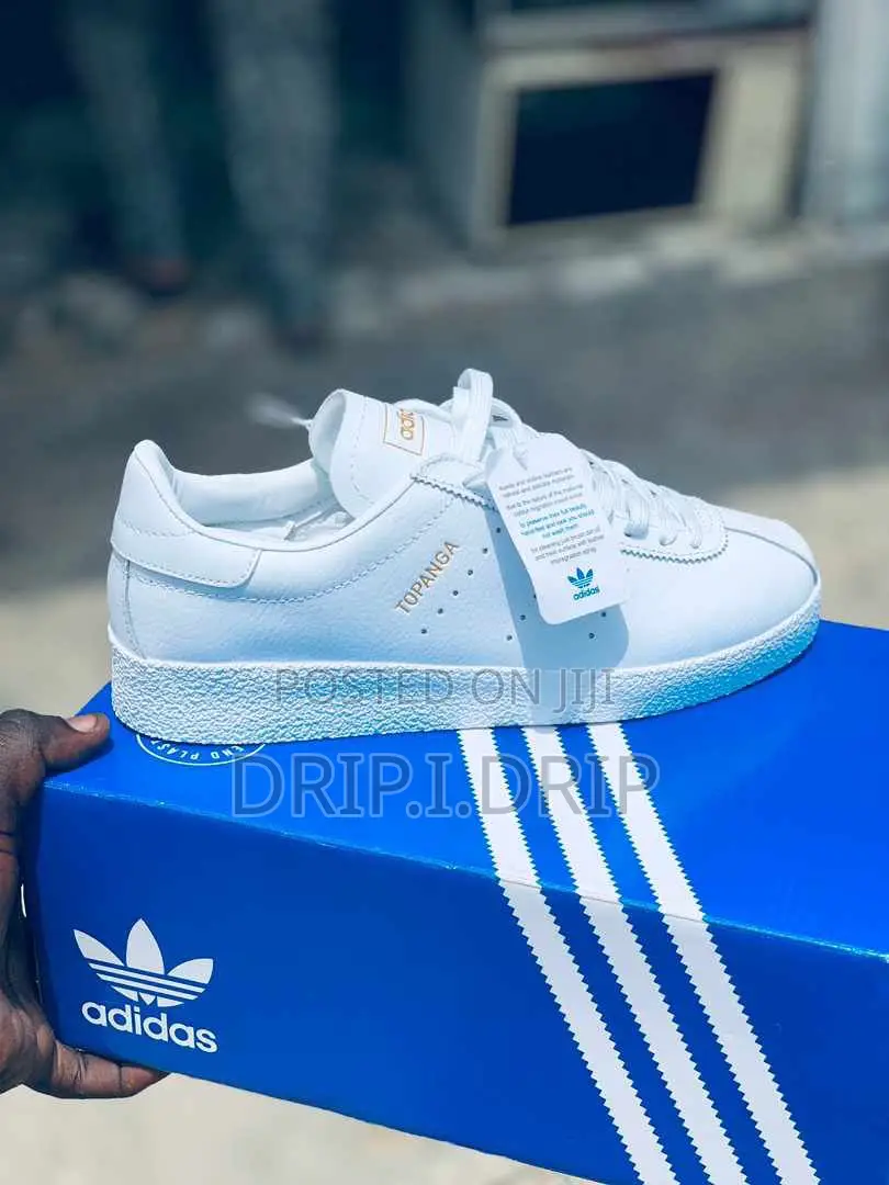 Adidas All White Topanga All Sizes Available