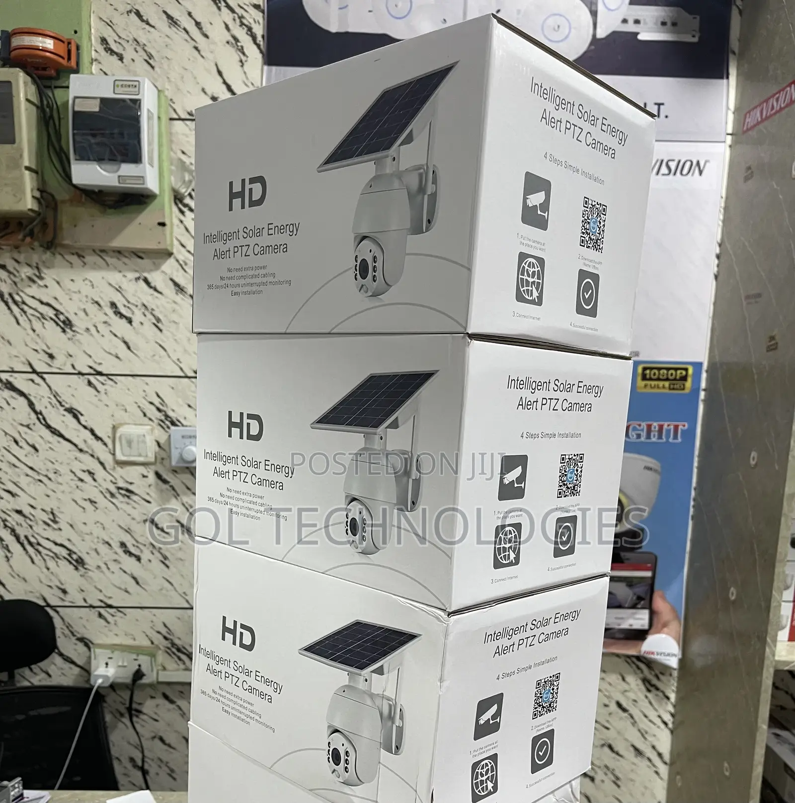 4G Universal Solar Camera 5MP Ultra Ubox App 2way Audio